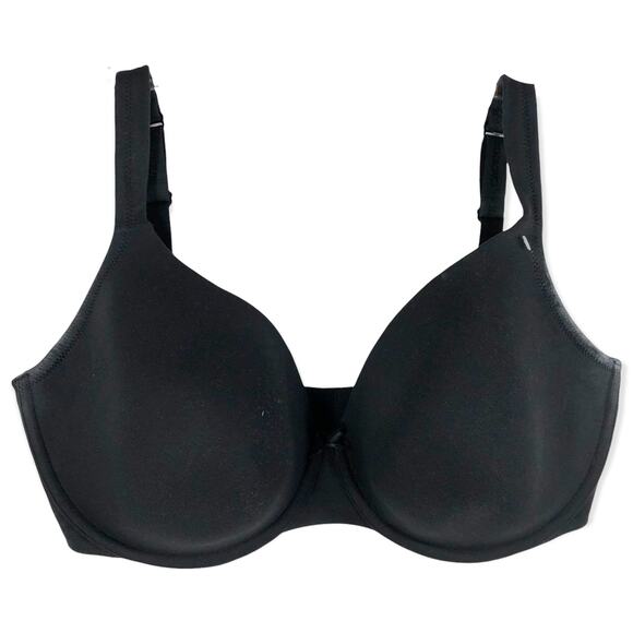 Cacique 40F Bra Black Full Coverage Underwire Plus Size Lane Bryant 140 - Picture 1 of 10